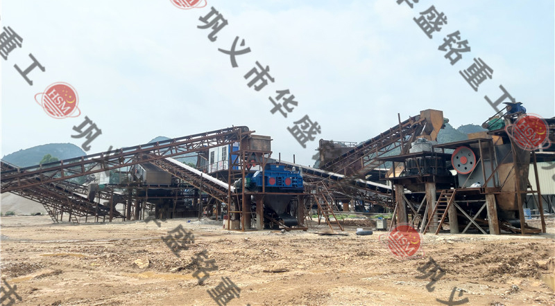 黃石破碎機生產現場